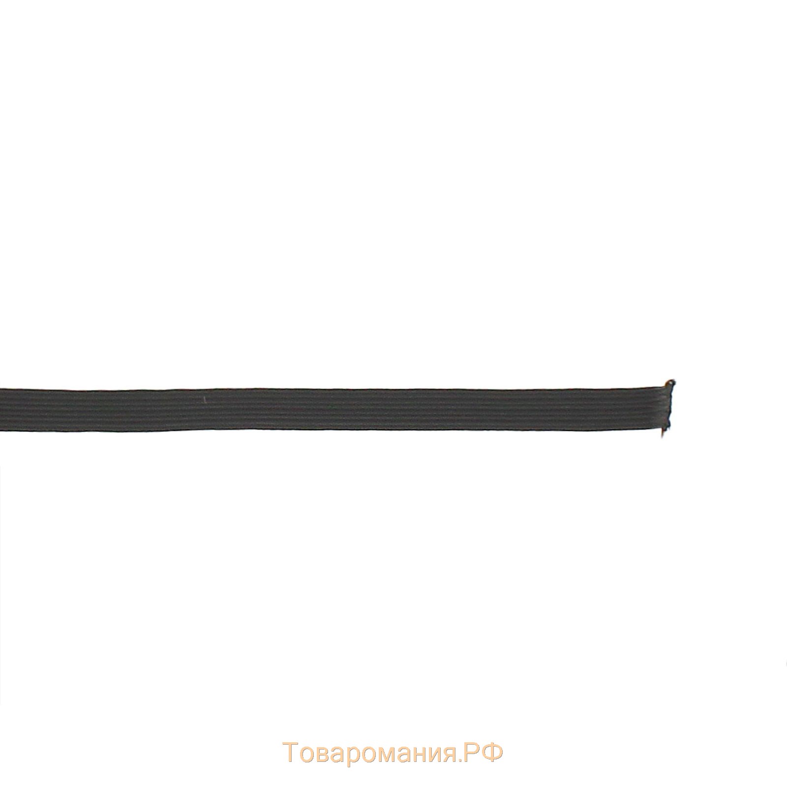 Резинки бельевые, 6 мм, 5,5 ± 0,5 м, 4 шт, цвет чёрный