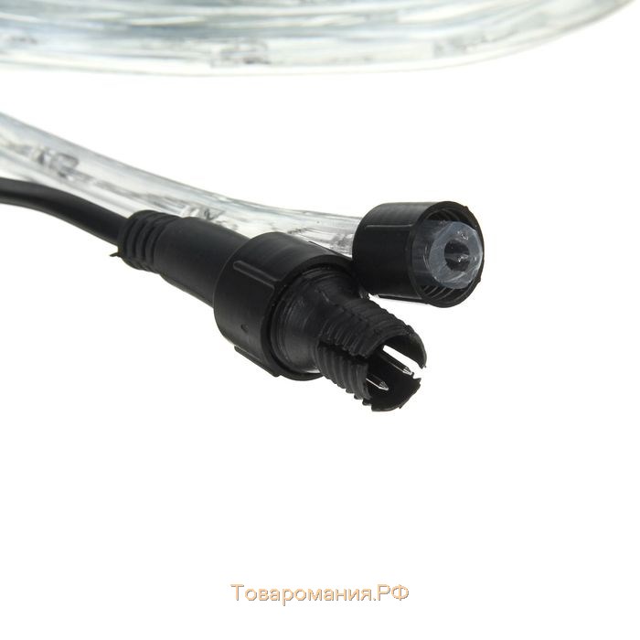 Световой шнур Lighting 10 мм, IP65, 5 м, 24 LED/м, 220 В, 8 режимов, свечение красное