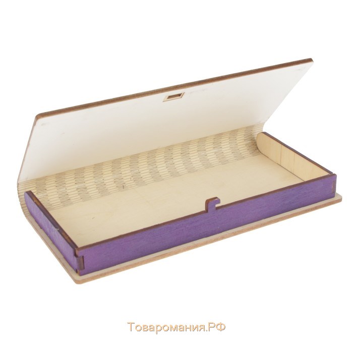 Конверт деревянный "С Благодарностью" золотой, фиолетовый, 17 х 8,5 х 2 см