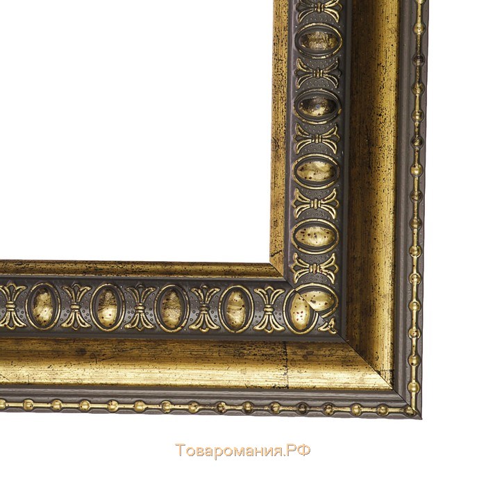 Рама для картин (зеркал) 30 х 40 х 4,5 см, пластиковая, Charlotta, антик