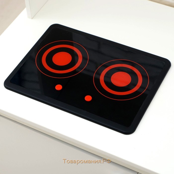 Игровая мебель «Кухонный гарнитур», световые и звуковые эффекты, цвет белый, интерактивная панель