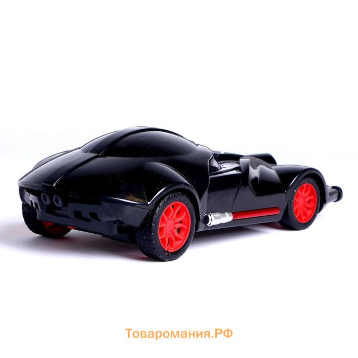 Машина BATCAR, радиоуправляемая, работает от батареек, цвет чёрный