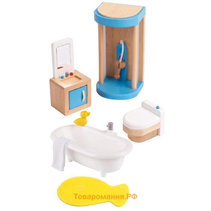 Мебель для кукольного домика «Ванная комната»