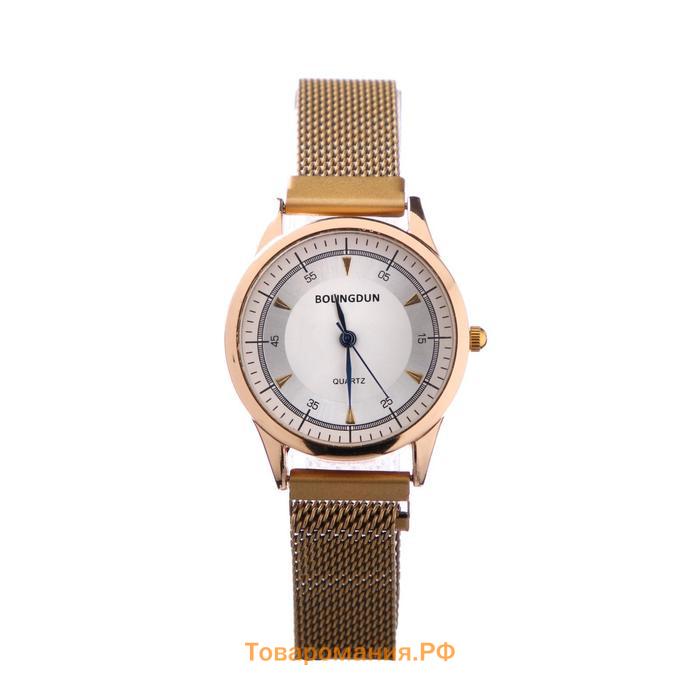 Женский подарочный набор Bolingdun 2 в 1: наручные часы, серьги, d-3.1 см