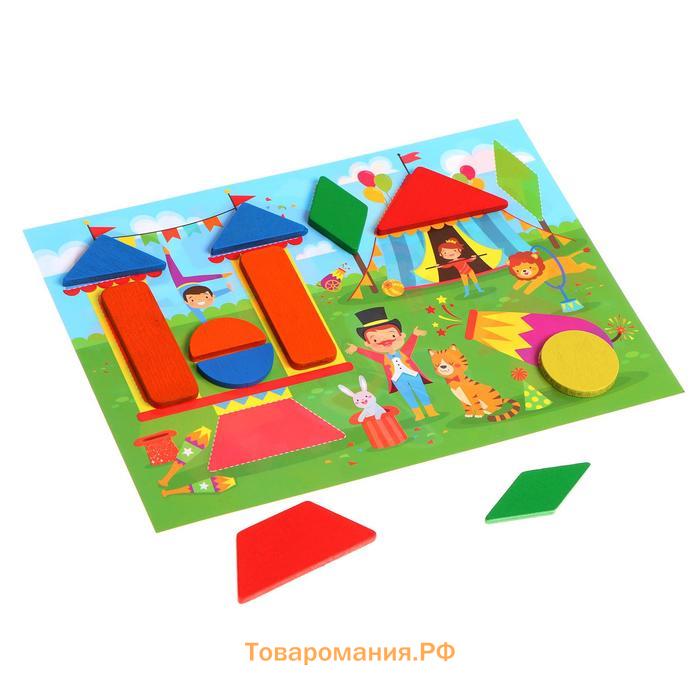 Пазл деревянный Baby Toys, 35 элементов