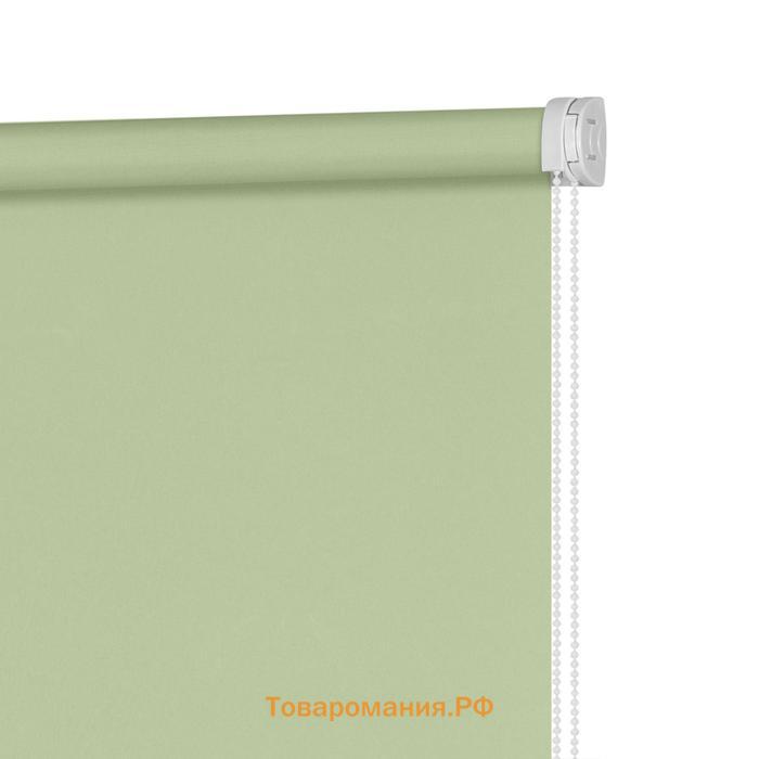 Рулонная штора «Плайн», 160х175 см, цвет весенний зеленый