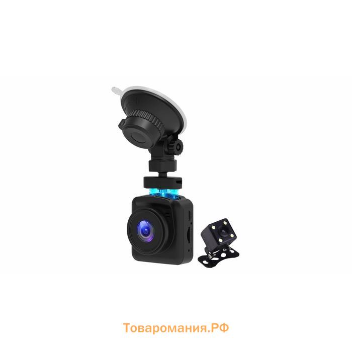 Видеорегистратор TrendVision X2 Dual, 2 камеры, Full HD, OLED, G-сенсор, WDR