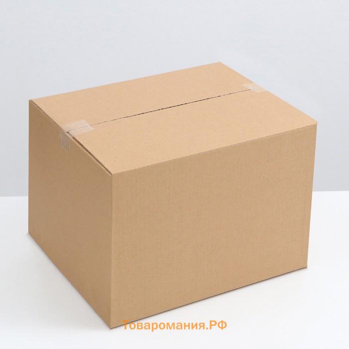 Коробка складная, бурая, 40 х 30 х 30 см