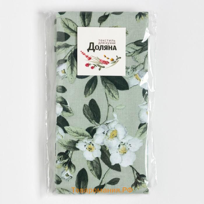 Дорожка Apple flowers 40х146 см, 100% хл, рогожка 164 г/м2