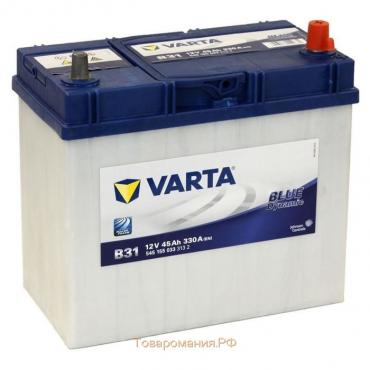 Аккумуляторная батарея Varta 45 Ач, обратная полярность т/кл Blue Dynamic 545 155 033