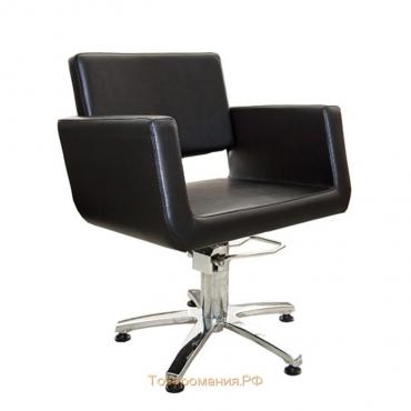 Кресло парикмахерское Бостон, пятилучье, цвет чёрный 600×600 мм