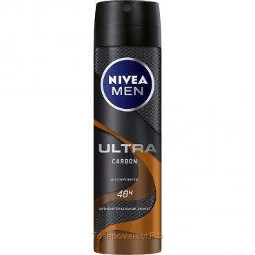 Антиперспирант Nivea Men Ultra Carbon, спрей, 150 мл