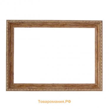 Рама для картин (зеркал) 21 х 30 х 2,6 см, пластиковая, Calligrata 6429, дерево-золотая