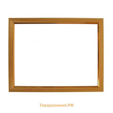 Рама для картин (зеркал) 30 х 40 х 2,8 см, пластиковая, Calligrata 6528, золотая