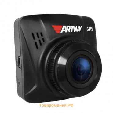 Видеорегистратор Artway AV-397 GPS Compact, 2", обзор 170°, 1920х1080