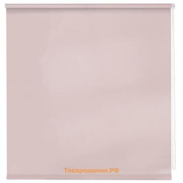 Рулонная штора «Пыльная роза», 80х160 см, цвет розовый