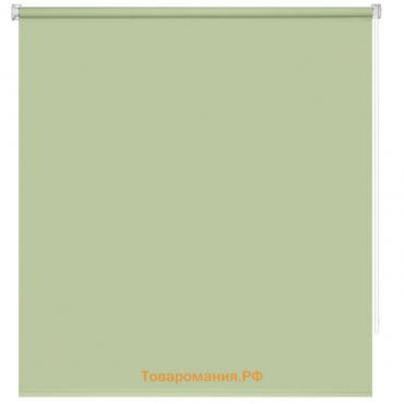 Рулонная штора «Плайн», 100х160 см, цвет весенний зеленый