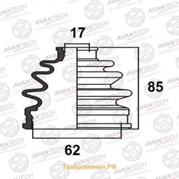 Пыльник привода Avantech BD0221