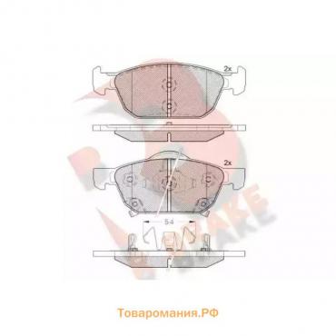 Дисковые тормозные колодки R BRAKE RB2183