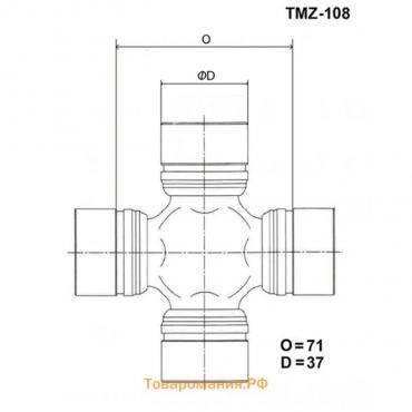 Крестовина карданного вала TOYO TMZ-108