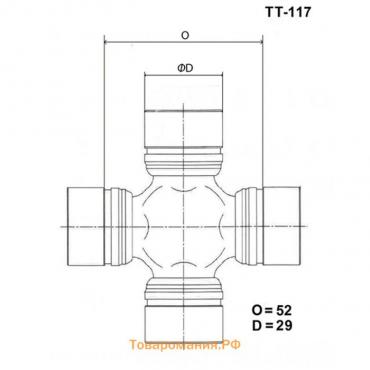 Крестовина карданного вала TOYO TT-117