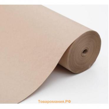 Бумага упаковочная крафтовая, 420 мм х 150 м, 78г/м2